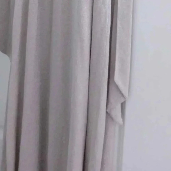 Axara Paris  knitted grey turtleneck midi Dress - Picture 7 of 10